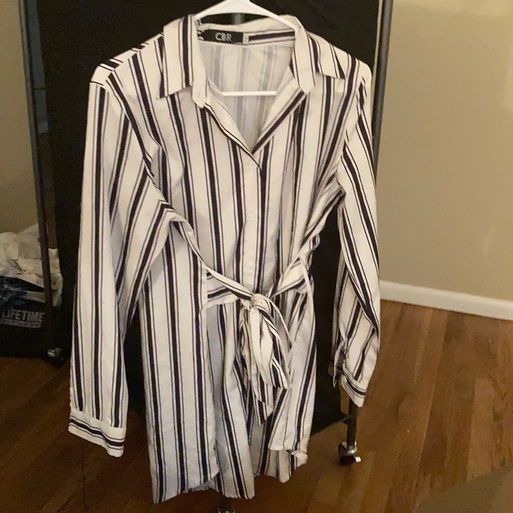 Business wrap around dress